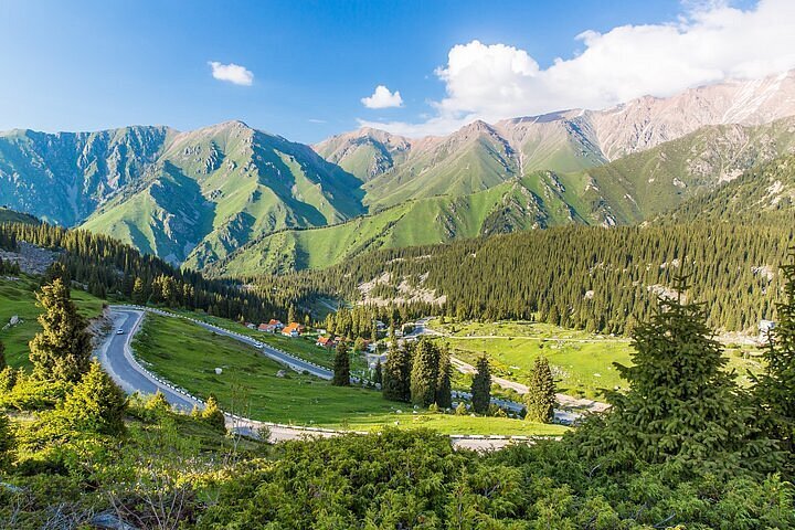 Almaty Mountains Landscape Kazakhstan